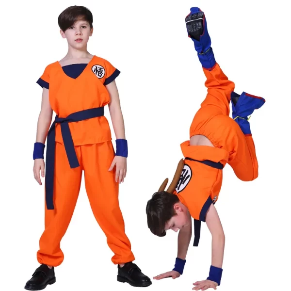 Cosplay Dragon Ball Enfants Son Goku Costume C1 – Image 4