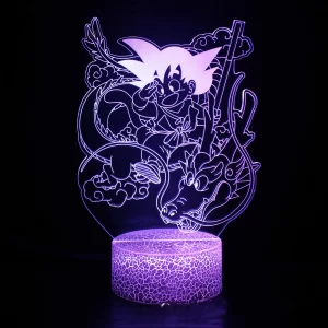 Lampe 3D Dragon ball Goku et Shenron L2