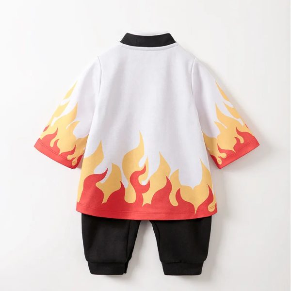 Cosplay Enfants Demon Slayer Kyojuro Costume C5 – Image 3