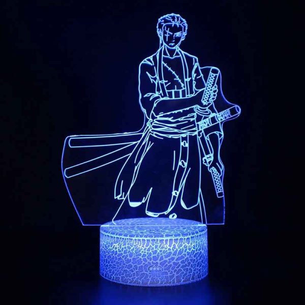 Lampe 3D One Piece Zoro L3 – Image 2