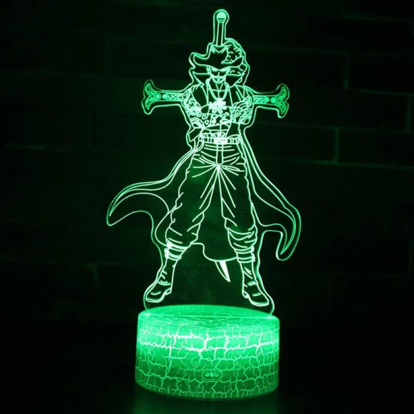 Lampe 3D One Piece Mihawk – Image 2