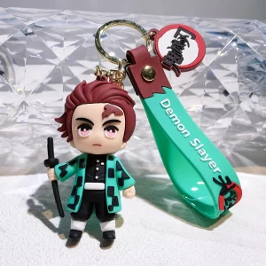 Porte-Clé Demon Slayer Tanjiro Silicone P1