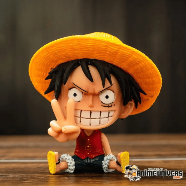 Figurine One Piece Luffy Mignonne Pvc 9cm