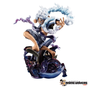 Figurine One Piece Luffy Gear 5 En Action 23cm