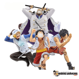 Figurine One Piece Luffy Ace Sanji S'enfuit De Garp F1