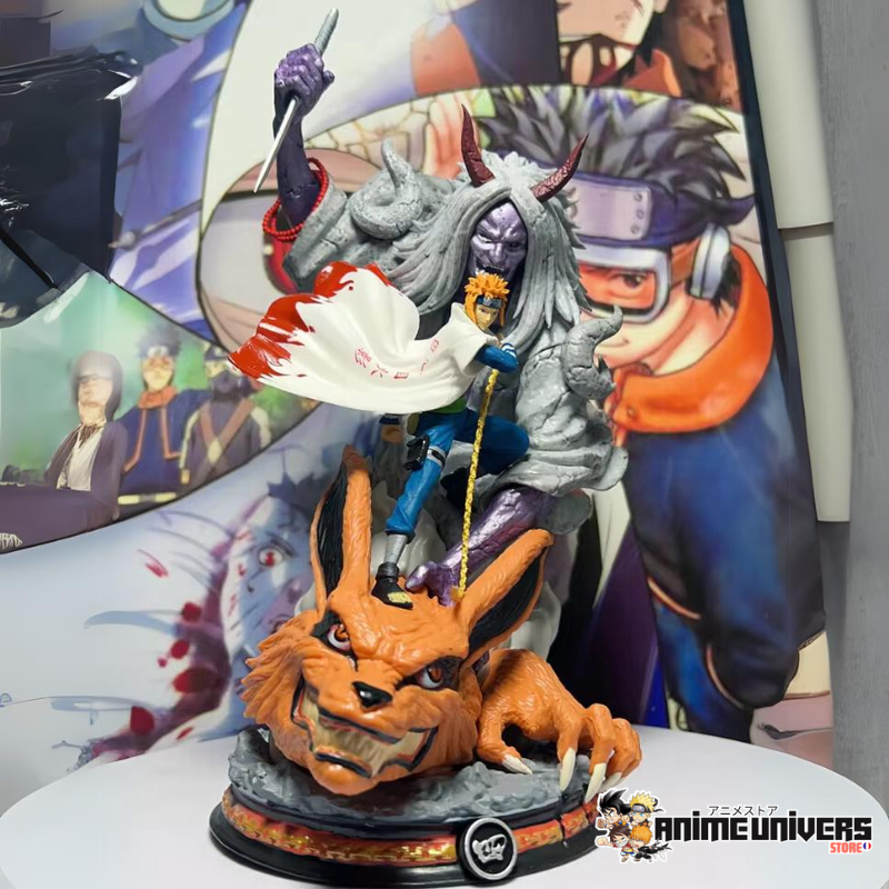 Figurine Naruto Minato vs Kurama Susanoo 28cm