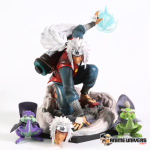 Figurine Naruto Jiraiya Shima et Fukasaku 20cm