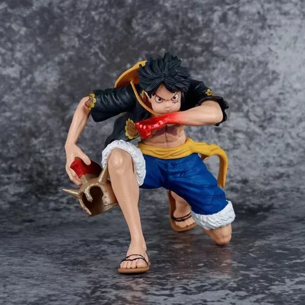 Figurine One Piece Luffy Action de soufflage 15cm – Image 2