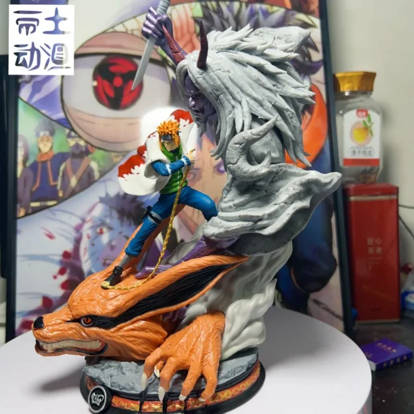 Figurine Naruto Minato vs Kurama Susanoo 28cm – Image 2