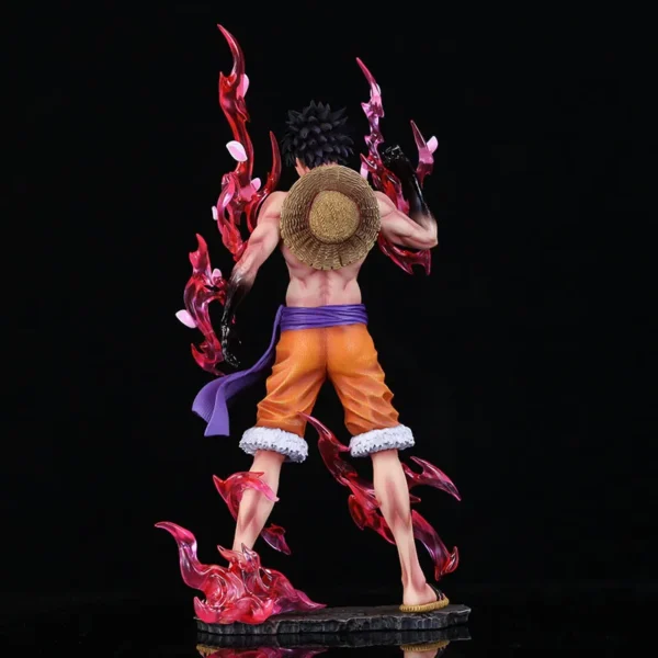 Figurine One Piece Luffy Gear 2 Busoshoku Haki 24cm – Image 4