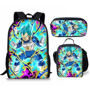 Cartable Dragon Ball Vegeta 3 Pièces A1