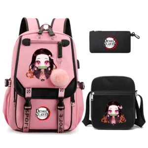 Cartable Demon Slayer Nezuko 3Pcs C10