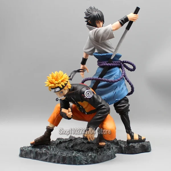 Figurine Naruto Uzumaki et Sasuke 29cm – Image 2