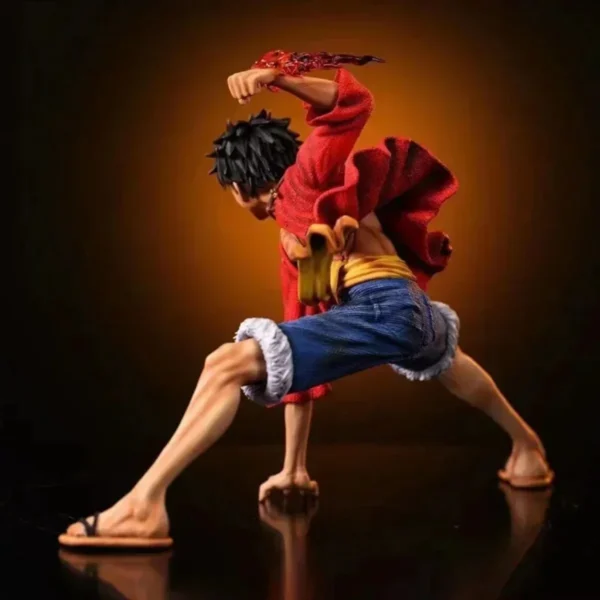 Figurine One Piece Luffy Action Style Combat 18cm – Image 3