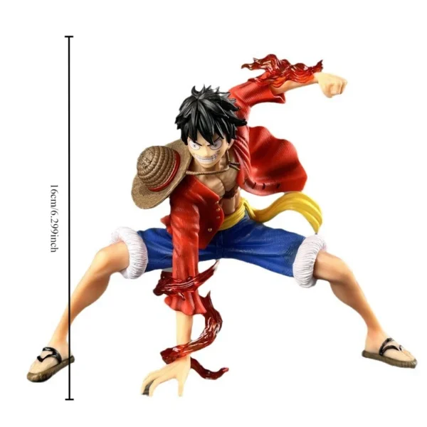 Figurine One Piece Luffy Action Style Combat 18cm – Image 6