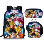 Cartable Dragon Ball Goku 3 Pièces B1