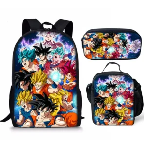 Cartable Dragon Ball Goku 3 Pièces B1