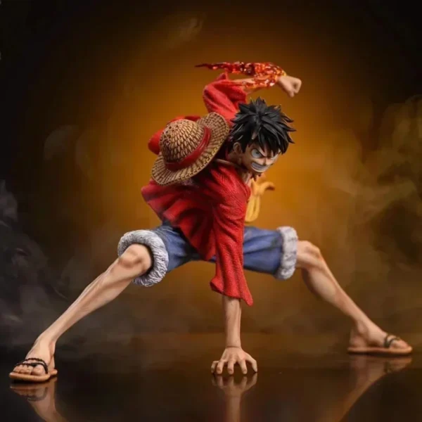 Figurine One Piece Luffy Action Style Combat 18cm – Image 2