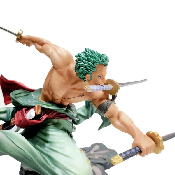 Figurine One Piece Roronoa Zoro Trois épées 10cm – Image 4