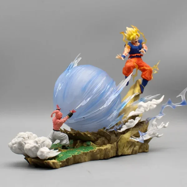 Figurine Dragon Ball Articulée Son Goku Vs Buu 22cm – Image 2