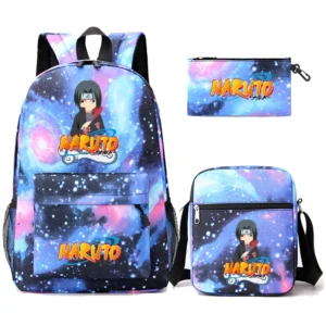 Cartable Naruto Itachi 3 Pièces B1