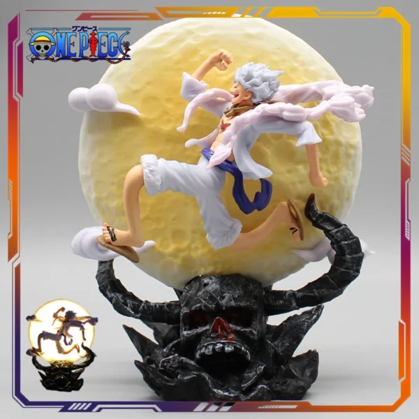 Figurine One Piece Luffy Gear 5 Lune LED F1