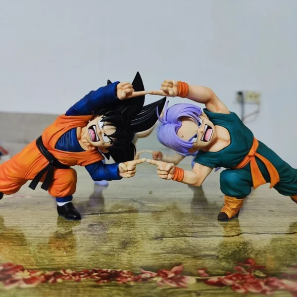 Figurine Dragon Ball Goku et Trunks 10cm – Image 5
