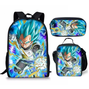 Cartable Dragon Ball Vegeta 3 Pièces A3