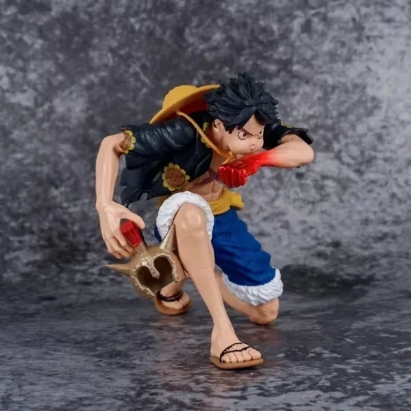 Figurine One Piece Luffy Action de soufflage 15cm – Image 3