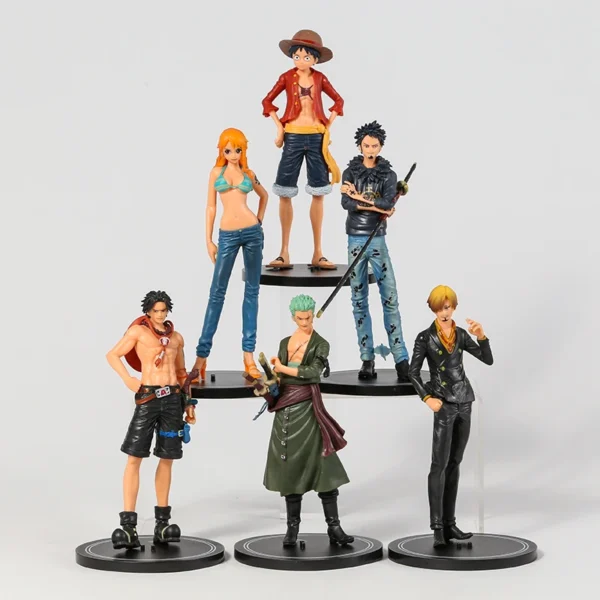 Figurine One Piece Équipage du Chapeau de Paille 6pcs – Image 2