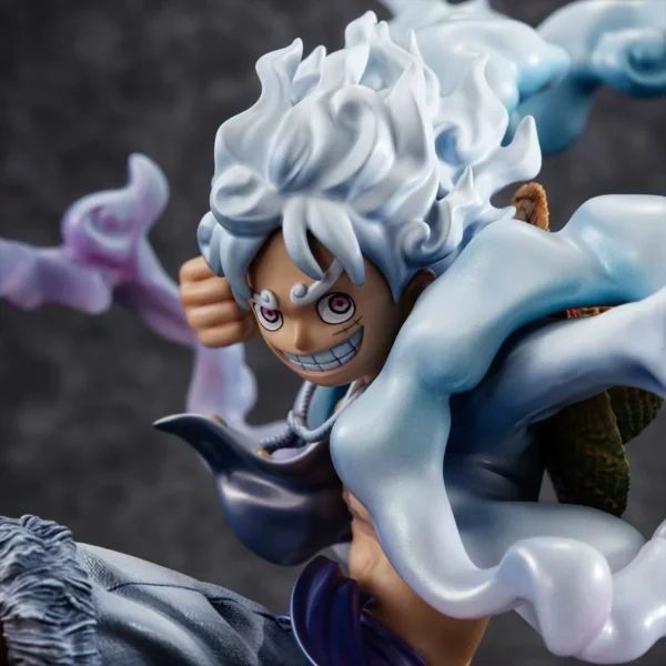 Figurine One Piece Luffy Gear 5 En Action 23cm – Image 3