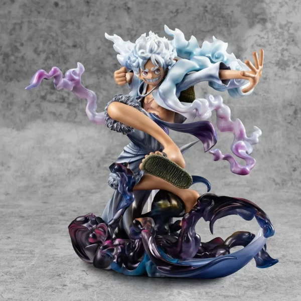 Figurine One Piece Luffy Gear 5 En Action 23cm – Image 2