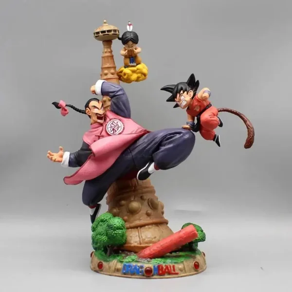 Figurine Dragon Ball Articulée Tao vs Goku 28cm – Image 2