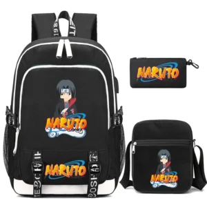 Cartable Naruto Itachi 3 Pièces A1