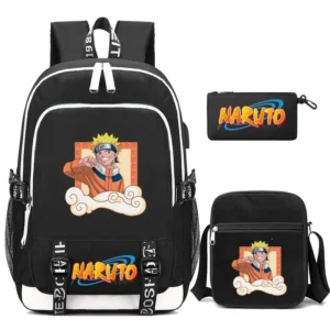 Cartable Naruto Uzumaki 3 Pièces A1