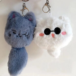 Peluche Porte-clés Gojo et Geto en Version Chat P1